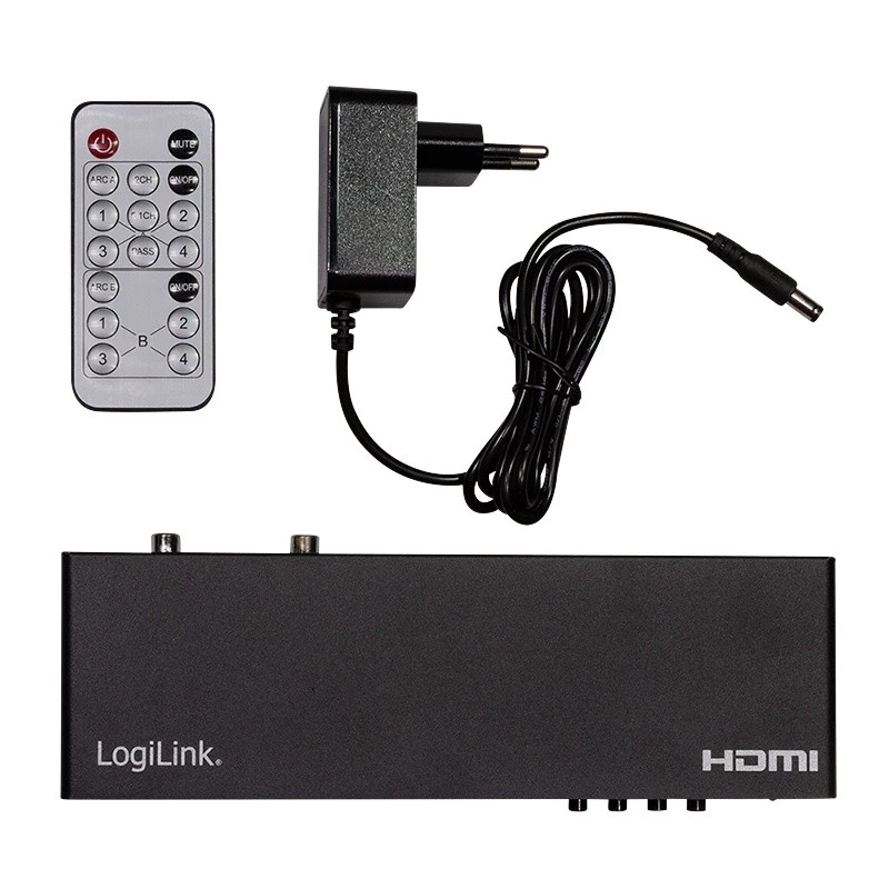 Conmutador HDMI 4x2 puertos 4K/60Hz