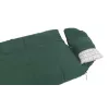 Saco de dormir Outwell Camper Prime semirrectangular 900×2350 mm, altura máxima del usuario 200 cm, algodón/poliéster, verde