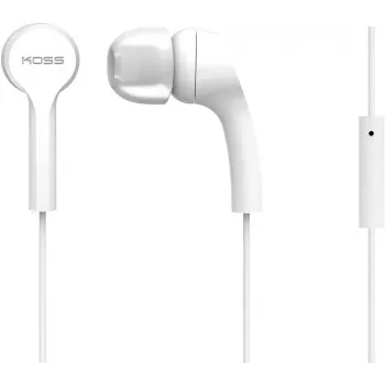 Koss | Auriculares | KEB9iW | Con cable | In-Ear | Micrófono | Blanco
