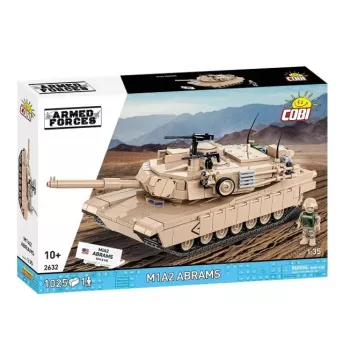 Set de bloques de construcción Cobi M1A2 Abrams 1025 piezas modelo COBI-2632