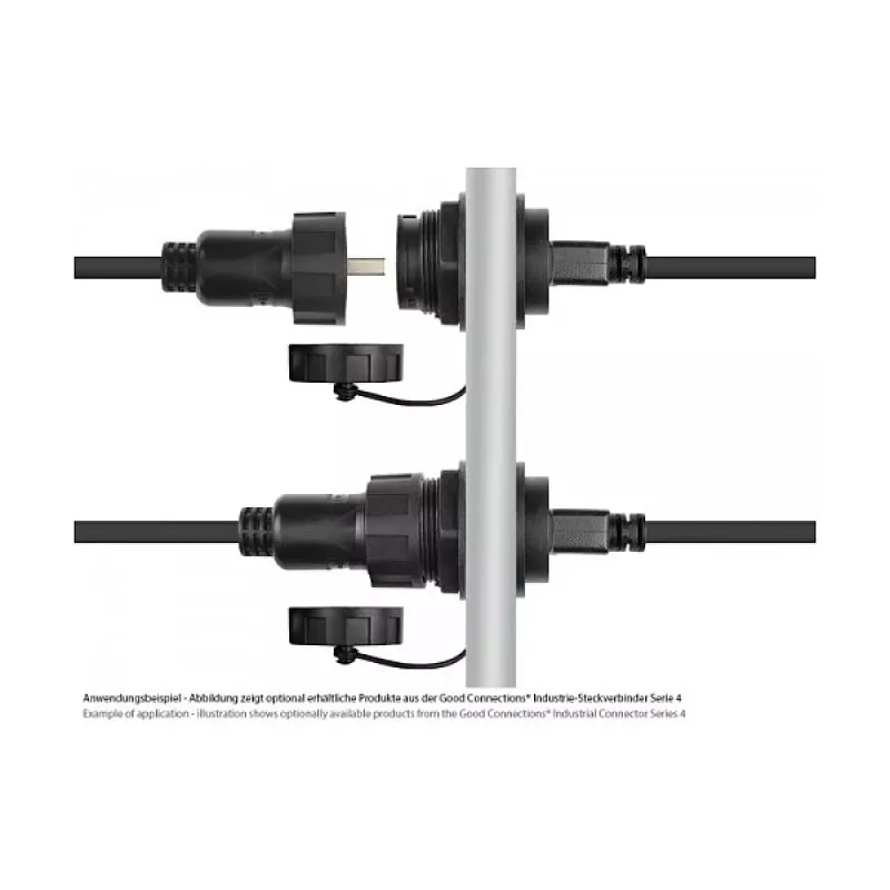 Good Connections Cable USB 2.0 conector industrial S4, USB-A a Mini-USB, 1 m (IC04-U202)
