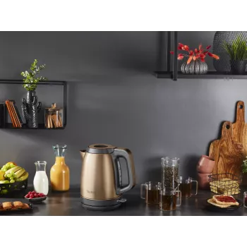 Hervidor Tefal 1,7 L 2400 W negro/cobre