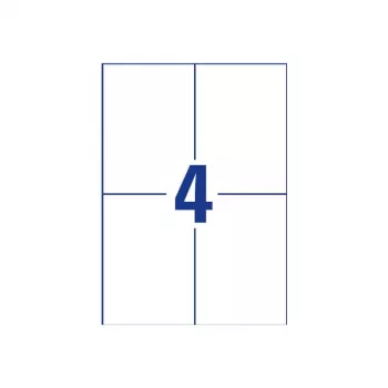 Etiqueta autoadhesiva rectangular Avery 3483