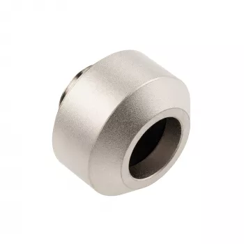 Set de conectores para tubo rígido OPTIMUS OP-FIT-HARD-12MM-NICKEL-6PACK — 12 mm, 6 piezas con herramienta de montaje, níquel satinado