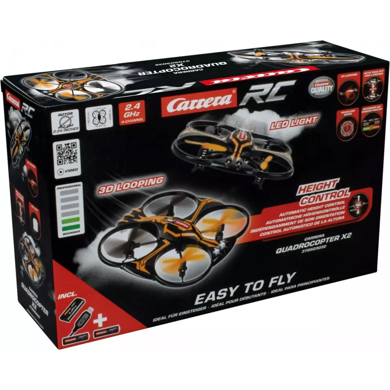 Cuadricóptero Carrera Toys 370503032 12 años Giroscopio Polímero de litio