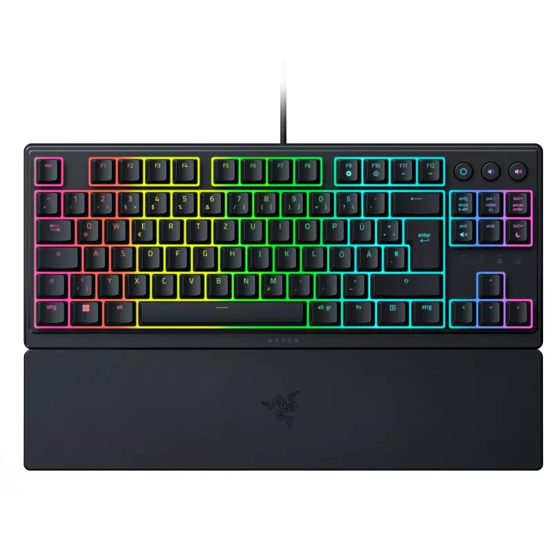 Teclado gaming Razer Ornata V3 Tenkeyless USB QWERTZ Alemán Negro
