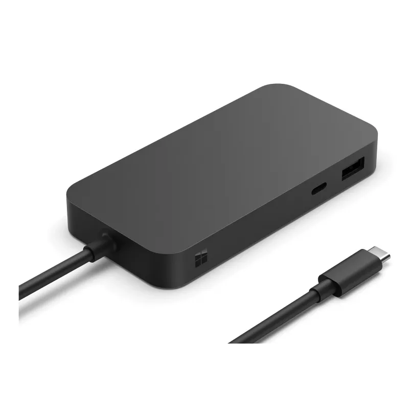 Docking station Microsoft Surface USB4 Dock con cable Negro 100W Power Delivery