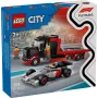 LEGO CITY 60493 Camión del espectáculo F1 con coche de carreras Audi F1