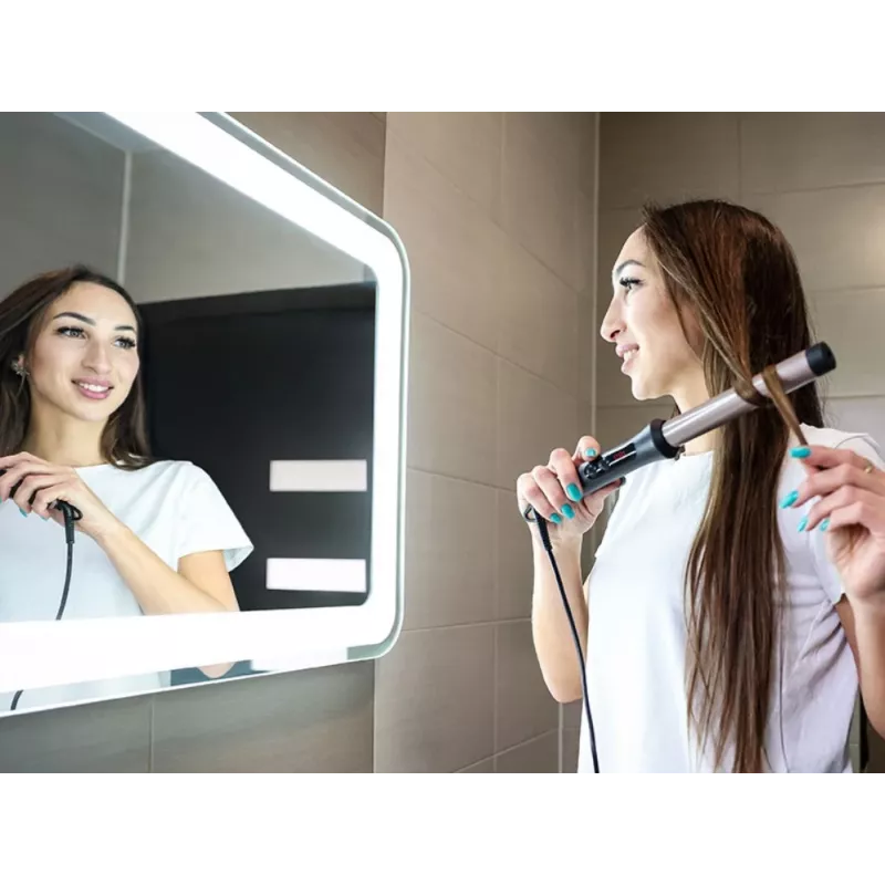 Rizador LAFE Sleek & Shine Curler 25 mm LAFLKA47571 – barra redonda de 25 mm, rizador eléctrico