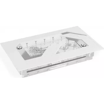 Alphacool Apex Distroplate Dark Base Pro 901 blanco VPP/D (14659)