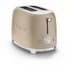 Tostadora Smeg 50's Style TSF01CHMEU 2 rebanadas Oro 950W
