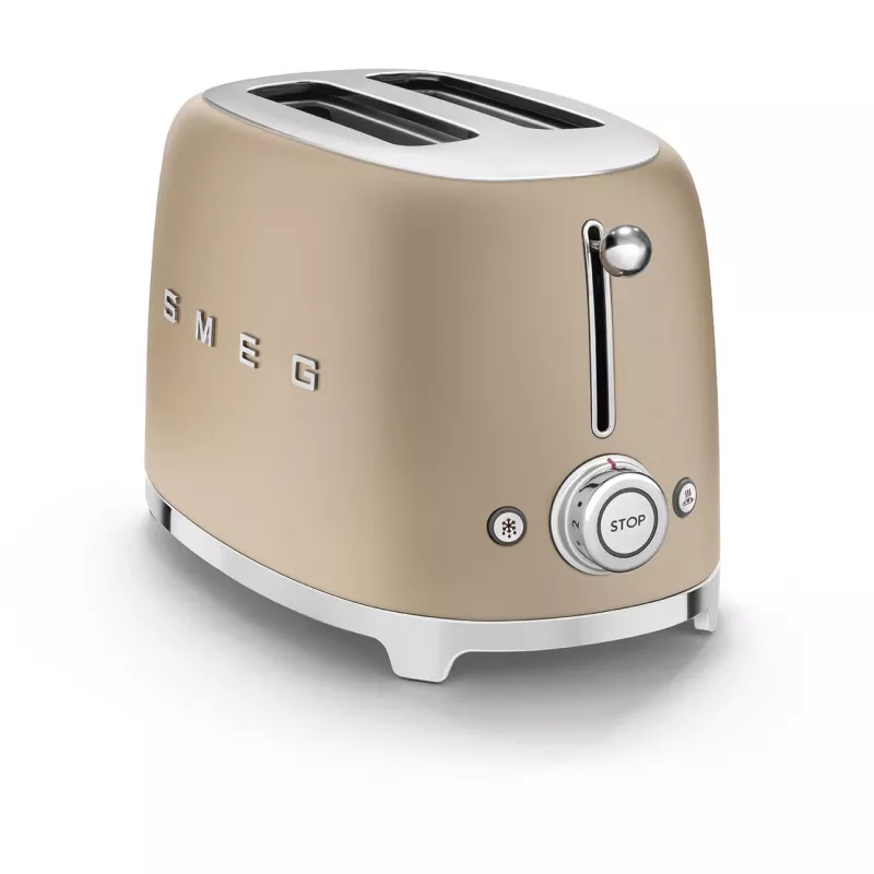 Tostadora Smeg 50's Style TSF01CHMEU 2 rebanadas Oro 950W