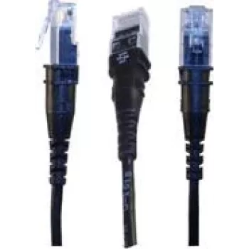 Cable de red PatchSee ThinPatch negro 9,7 m Cat6a F/UTP FTP