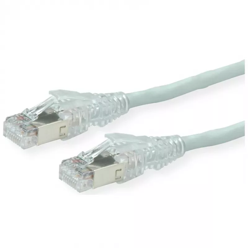 Datwyler - cable de parcheo - RJ-45 (M) a RJ-45 (M) - 7,5 m - SFTP, PiMF - CAT 6 - libre de halógenos, flexible - gris (21.05.0570)