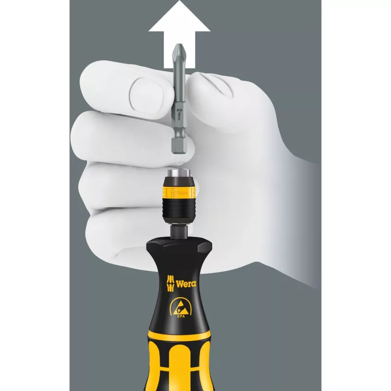 Wera Kraftform Kompakt 60 ESD - Mango con juego de puntas - 17 piezas (05051043001)