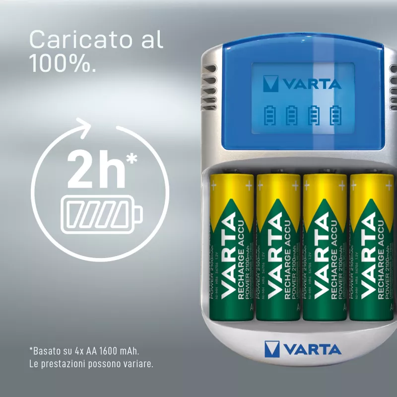 Cargador de baterías Varta POWERLCD