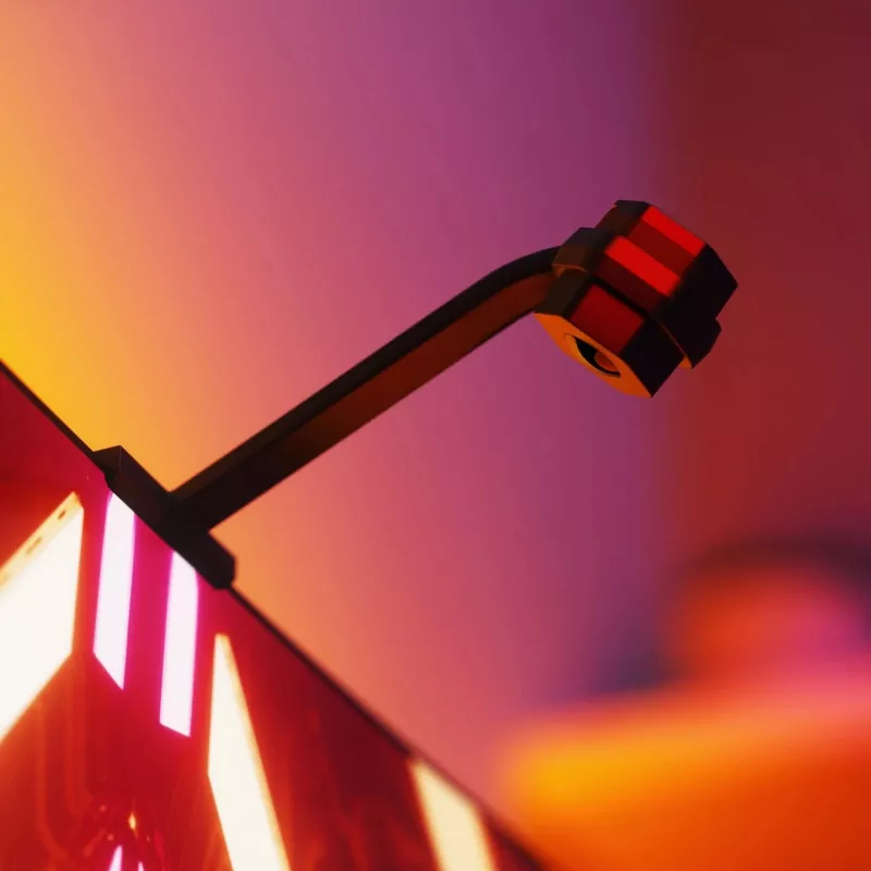 Nanoleaf 4D V2 Kit de espejo de pantalla TV + tiras de luz (para TV y monitor hasta 65'') | 24 W | Multicolor RGB
