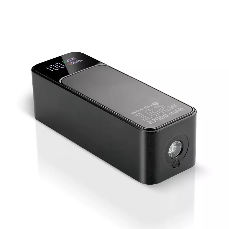 Batería externa everActive EB-27Q 27.000 mAh, 2× USB-C, Quick Charge 4+