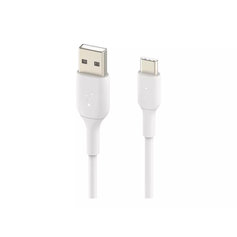 Cable USB Belkin CAB001BT2MWH 2 m USB-A a USB-C blanco