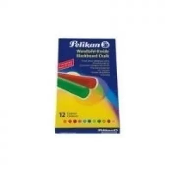 Pelikan 701367 tizas para pizarra, colores surtidos, 12 uds.