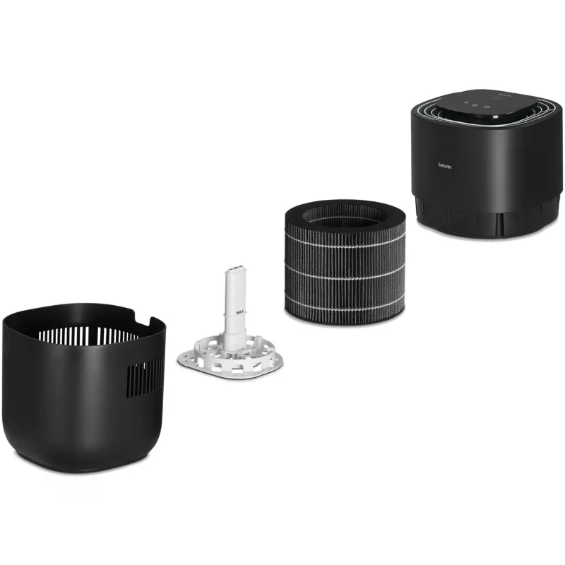Humidificador Beurer LB 200 negro con depósito de agua de 200 ml