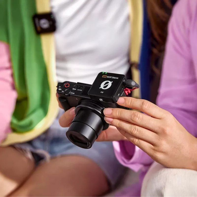 WIME RODE WIRELESS ME sistema de micrófono inalámbrico de doble canal para vloggers podcasters