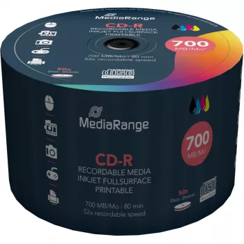 CD-R MediaRange MR208 700 MB 52x 50 unidades