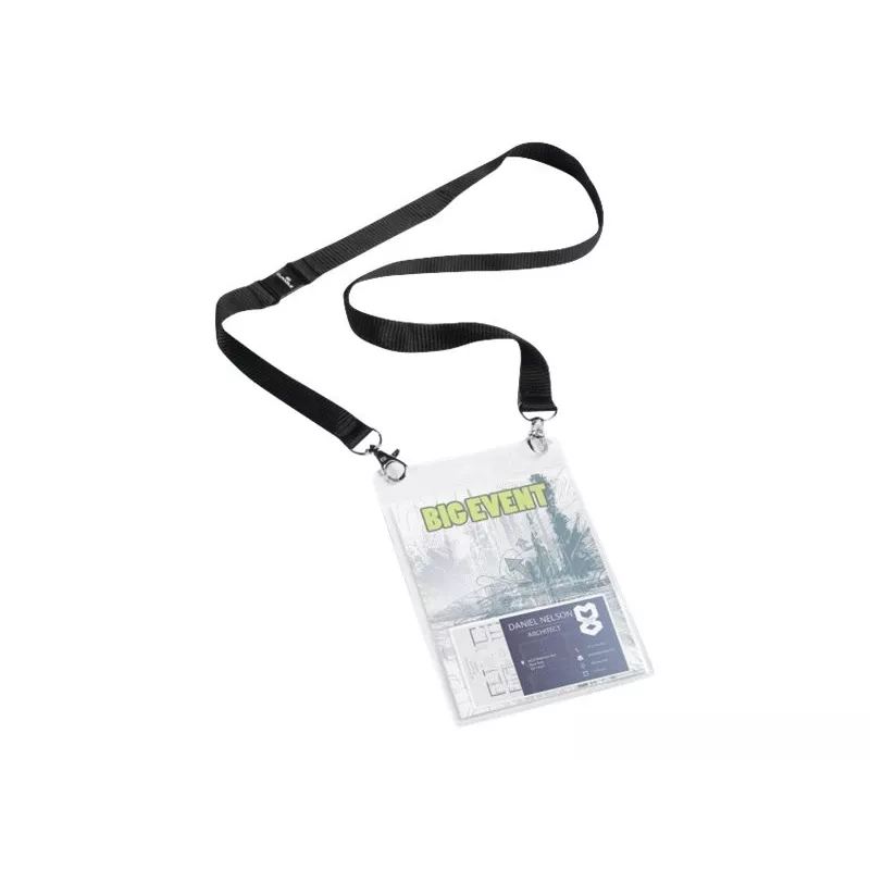 Portatarjetas Durable 852501 textil 10 uds.