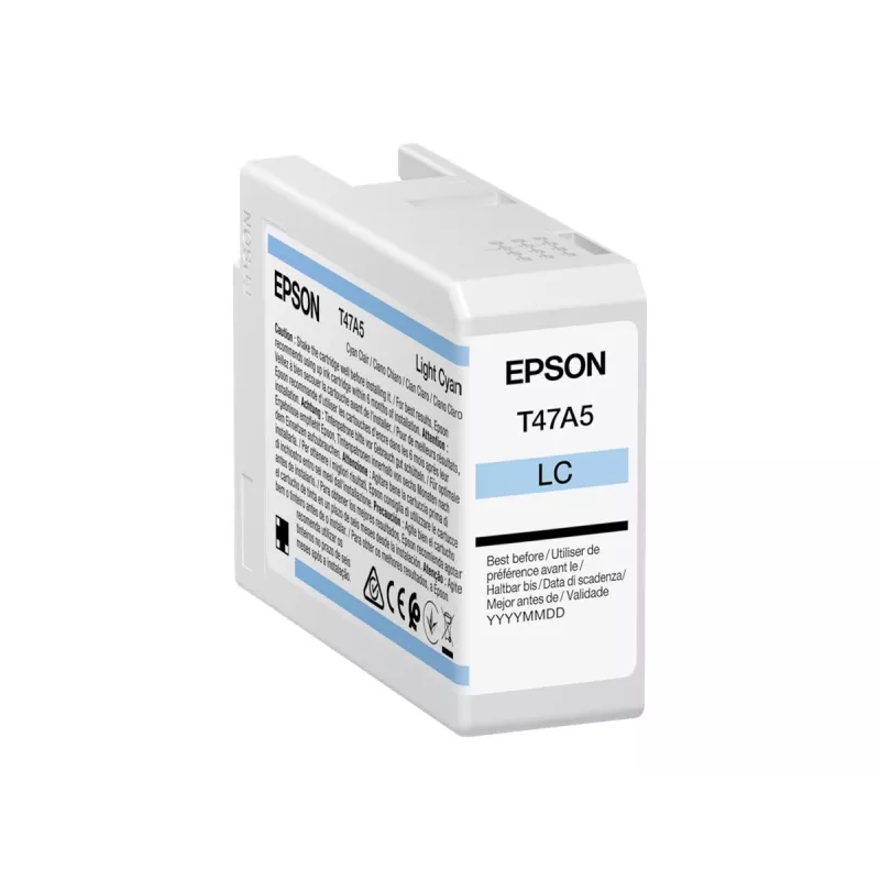 Cartucho de tinta Epson UltraChrome Pro 10 T47A5 cian (original, cian claro)