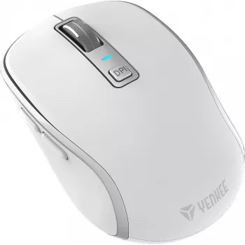 Ratón inalámbrico DUAL WiFi+Bluetooth, batería recargable, 5 botones
