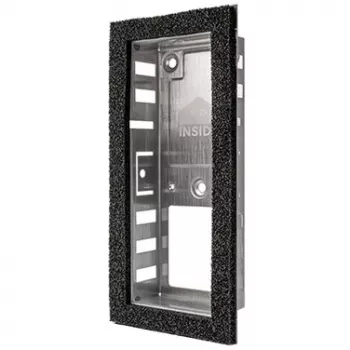 Caja empotrable DoorBird D1101V negra acero inoxidable 40 mm