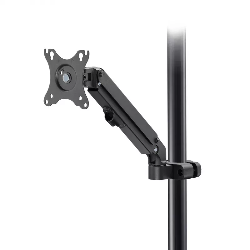 Soporte de monitor para tubo / barra 28-60 mm Maclean, 17-27'', máx. 7 kg, muelle de gas, MC-459