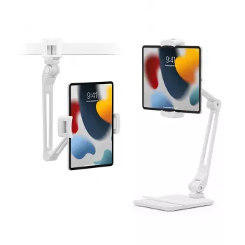 Twelve South HoverBar Duo soporte activo para teléfono móvil/smartphone, tablet/UMPC blanco
