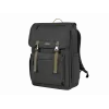 NATEC Niala NTO-2239 mochila para portátil de 39,6 cm (15,6 pulgadas), 18 L, resistente a salpicaduras, poliéster reciclado, negro/verde oscuro