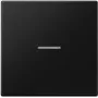 JUNG LS 990 KO5 SWM - tecla - negro - plástico - 4071.02 LED - IP44 - 1 ud. (LS990KO5SWM)