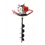 Barrena de tierra AWTools GD520-2 de gasolina 2,95 CV, depósito de 900 ml, incluye 3 brocas