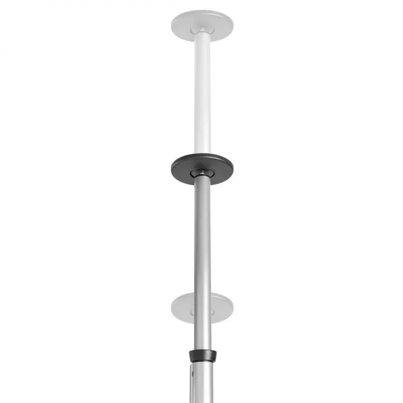 Maclean MC-791N soporte de TV telescópico de suelo a techo con estante, 37-70 pulgadas, 30 kg