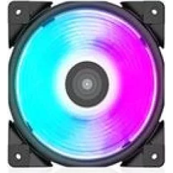 Ventilador para carcasa de PC de 120mm PCCOOLER HALO-RGB, 1000–2000 rpm, iluminación RGB