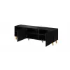 Mueble RTV Cama PAFOS 150x42x52 negro mate