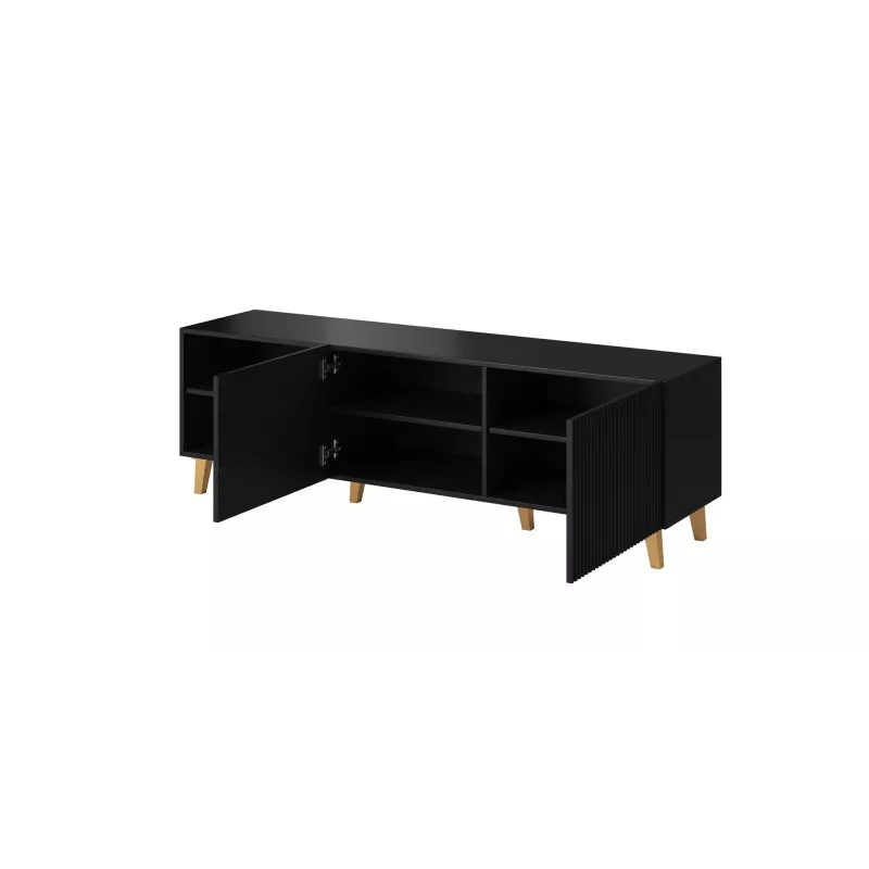 Mueble RTV Cama PAFOS 150x42x52 negro mate