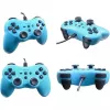 Mando con cable SUBSONIC SA5488-1 Neon Blue — para Nintendo Switch, conexión por cable