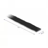 Cinta de velcro DeLOCK 3 m x 20 mm negra nailon