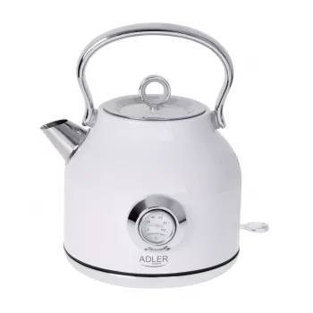 Hervidor eléctrico Adler 1,7 l 2200 W blanco metálico