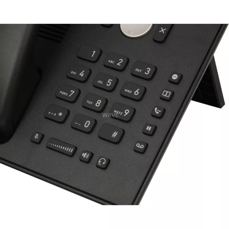 snom D120 - teléfono VoIP - conferencia triple - SIP - 2 cables - negro (4361)
