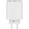 Cargador Goobay 61758 para dispositivos móviles blanco para interiores (61758)