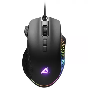 Ratón Sharkoon Shark Force 3 óptico 8 botones 12.800DPI negro