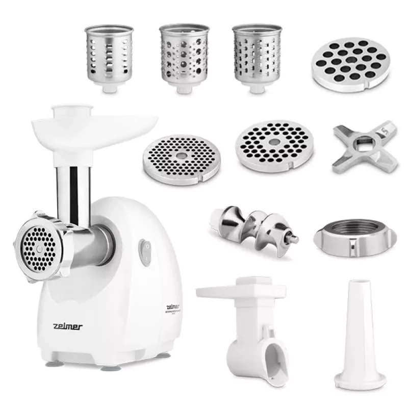 Zelmer ZMM4080B Picadora de carne 1900 W Blanco