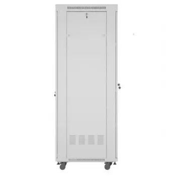Rack independiente LANBERG FF01-6842-12SL 42U, 600×800 mm, 2121 mm de altura, capacidad 1200 kg, IP20, gris