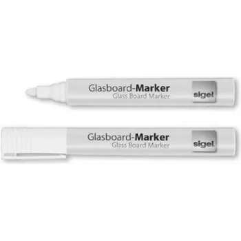 Rotulador Sigel GL715 punta bala blanco