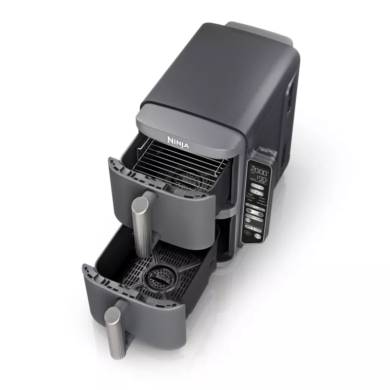 Ninja Double Stack XL Freidora de aire 2 compartimentos con sonda de temperatura SmartCook 9,5 L SL451EU